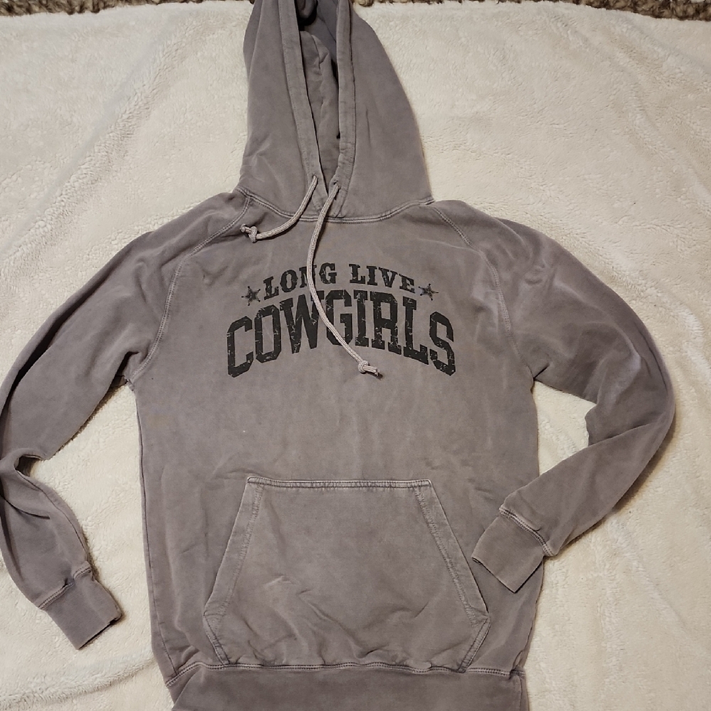 Cowgirls Gray Hoodie Sweater